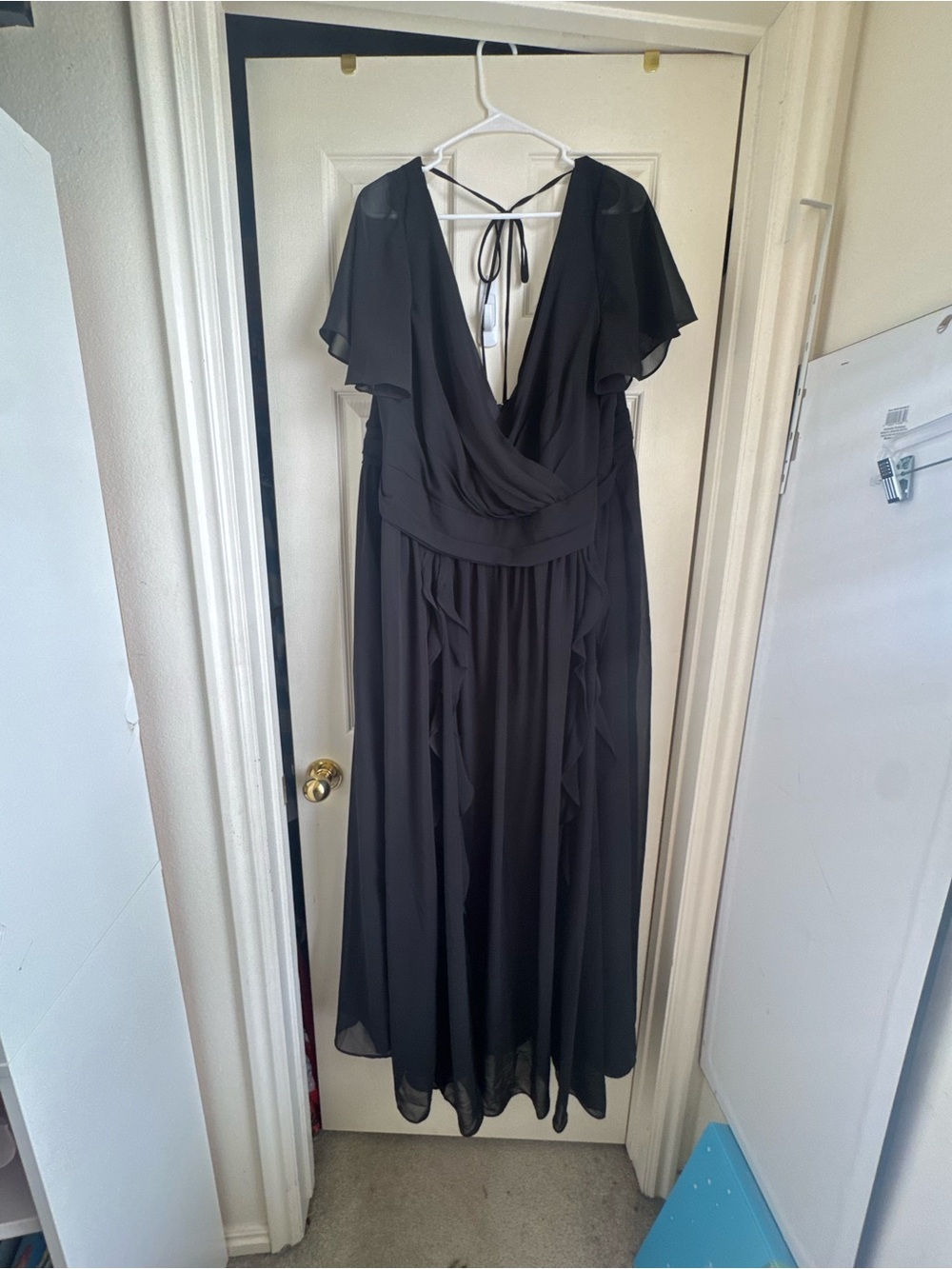 David’s Bridal Black Formal Dress